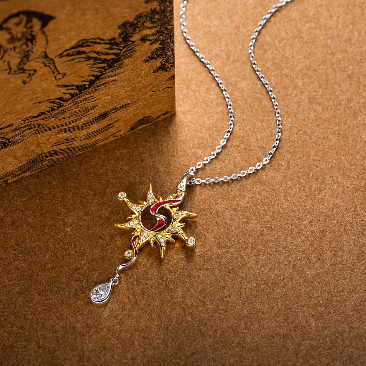 S925 Silver Ba the Drought Goddess Pendant