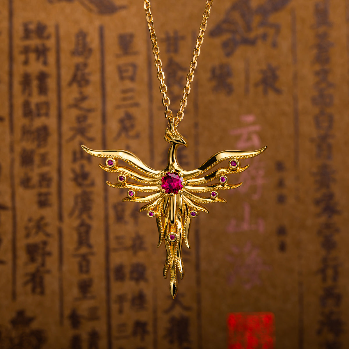 Phoenix Pendant in S925 Sterling Silver