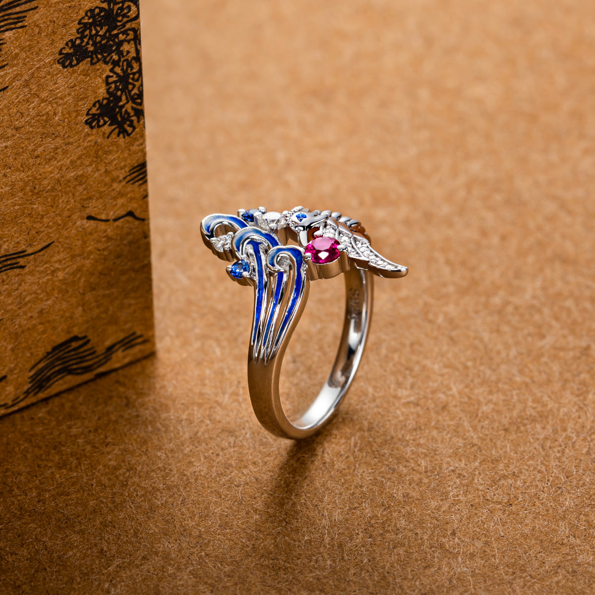 S925 Silver Jingwei Reclamation Retro Personality Ring