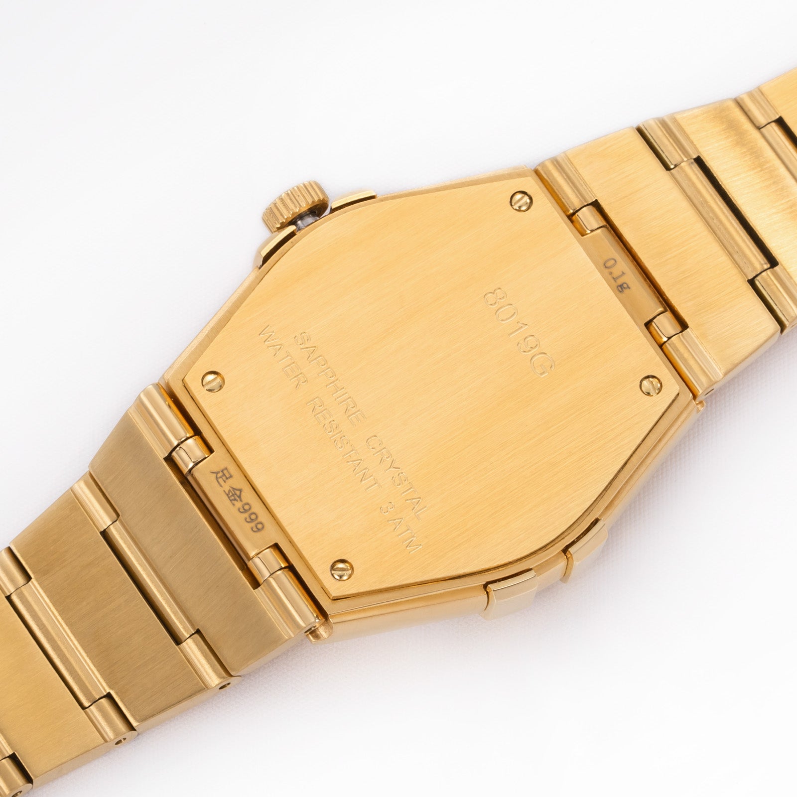Luxury Men's Watches 38mm 24K Gold Quartz Watch Waterproof Stainless Steel Strap Calendar Chronograph Men Wristwatch Gifts