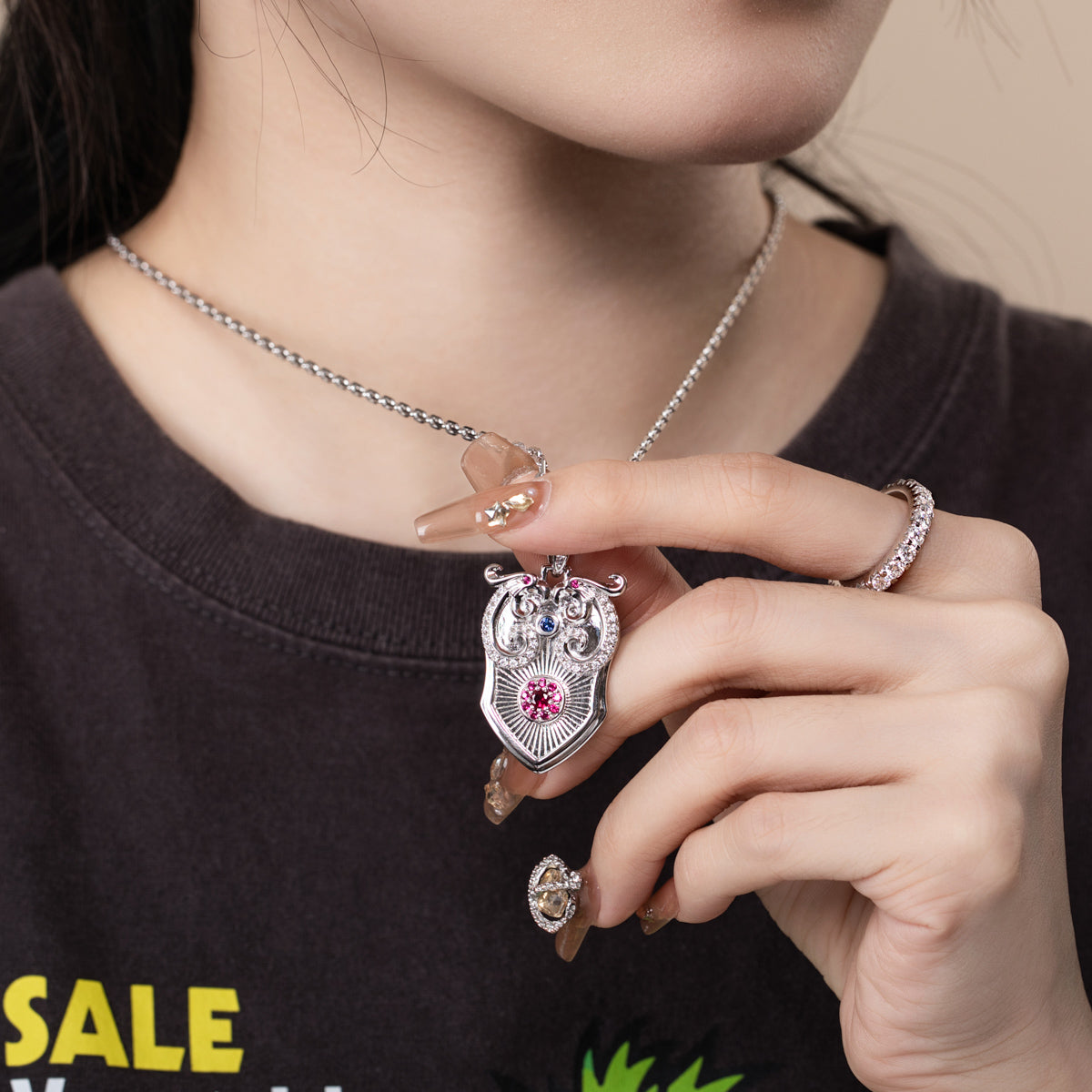 Di Jun Pendant Necklace, Father of the Sun and the Moon