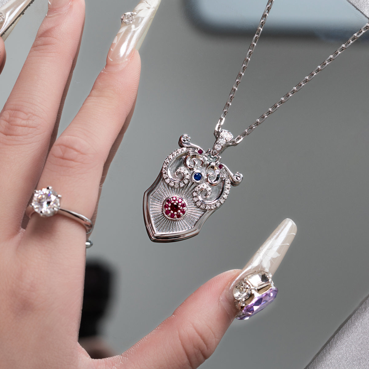 Di Jun Pendant Necklace, Father of the Sun and the Moon