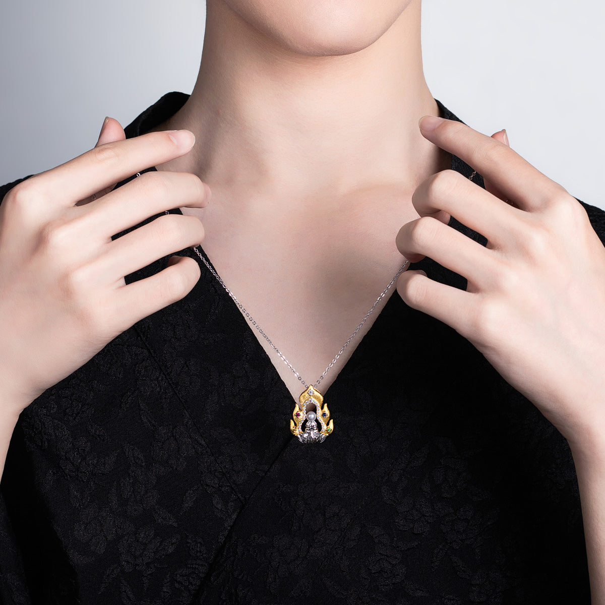 S925 Silver Cultivation Immortal Pendant Necklace
