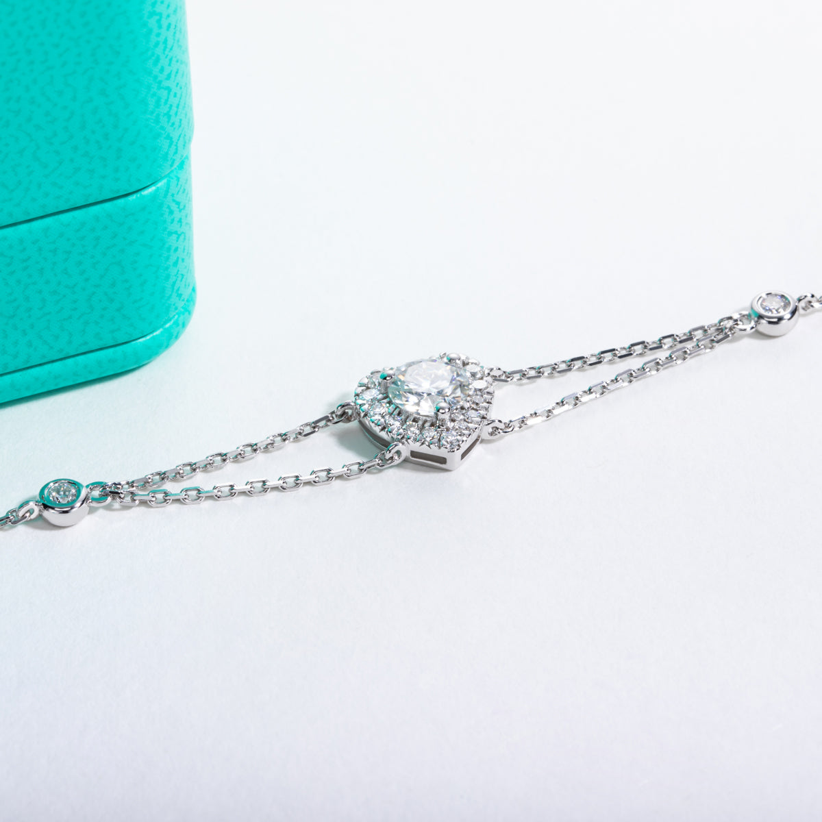 S925 Sterling Silver Moissanite Wholehearted Love Bracelet