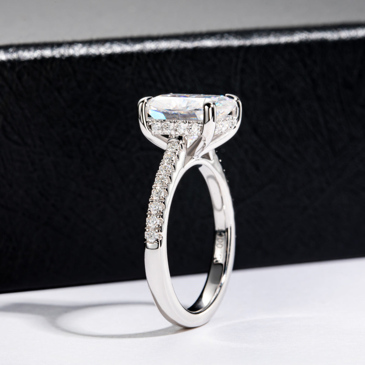 5.0 CT Moissanite Luxury‑Style Ring in S925 Sterling Silver