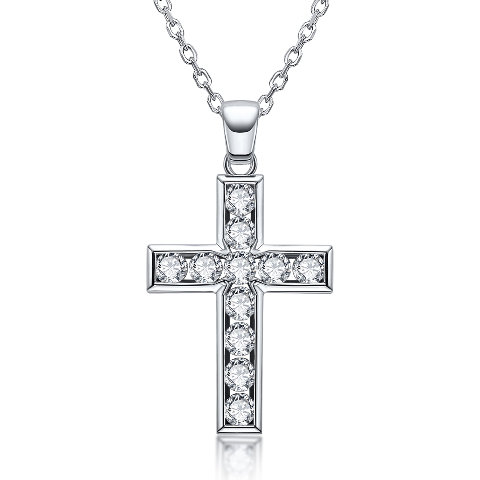 AnuClub Moissanite Cross Pendant (3.3 ct. tw)