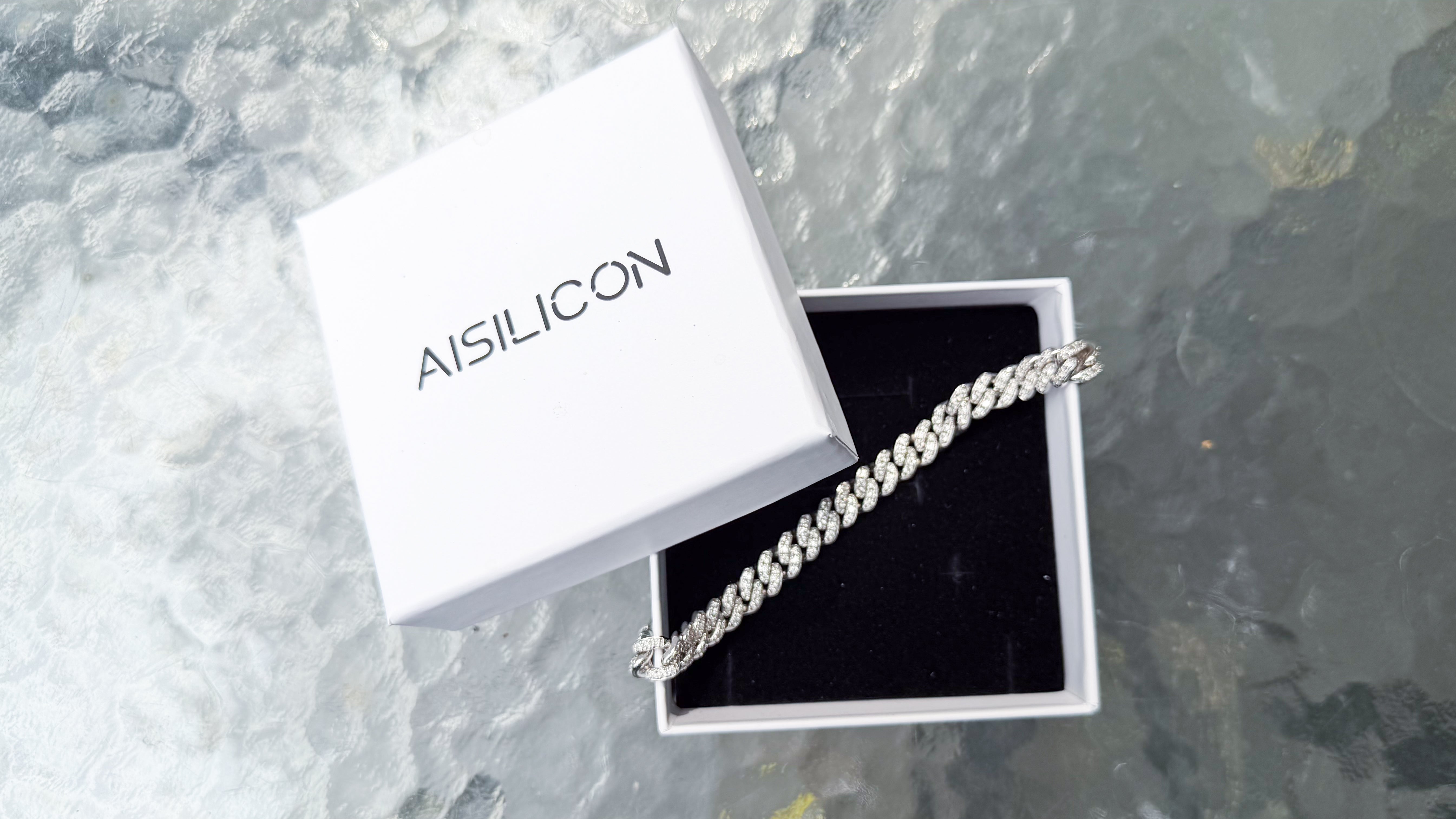 AiSilicon Moissanite 925 Sterling Silver Bracelet