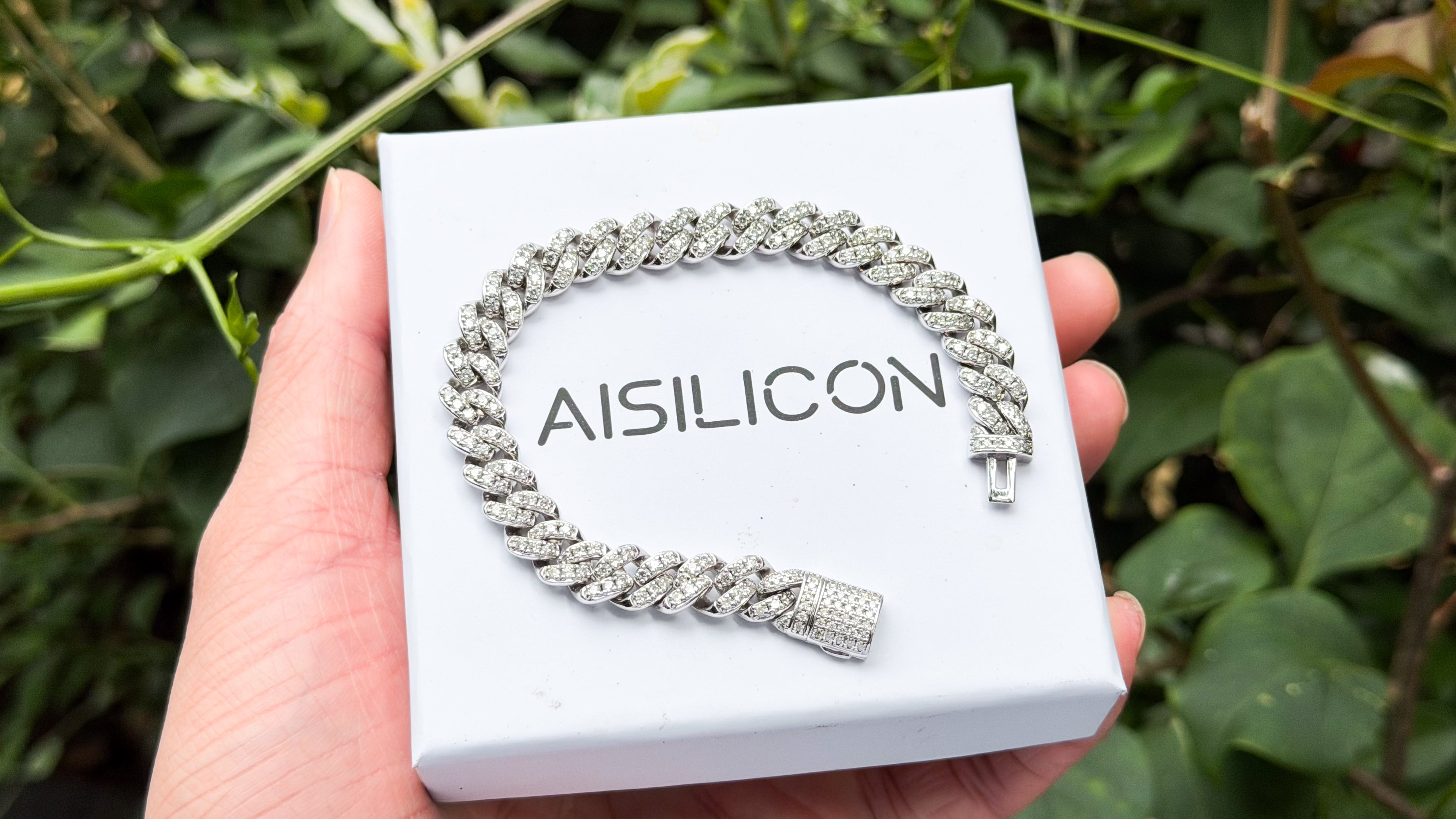 AiSilicon Moissanite 925 Sterling Silver Bracelet