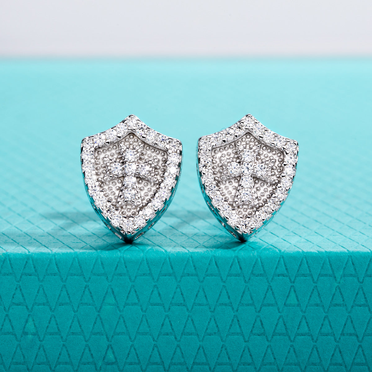 S925 Sterling‑Silver 0.30CT Moissanite Stud Earrings