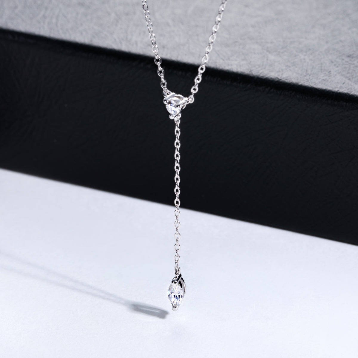 Dainty Moissanite Clavicle Necklace | S925 Silver