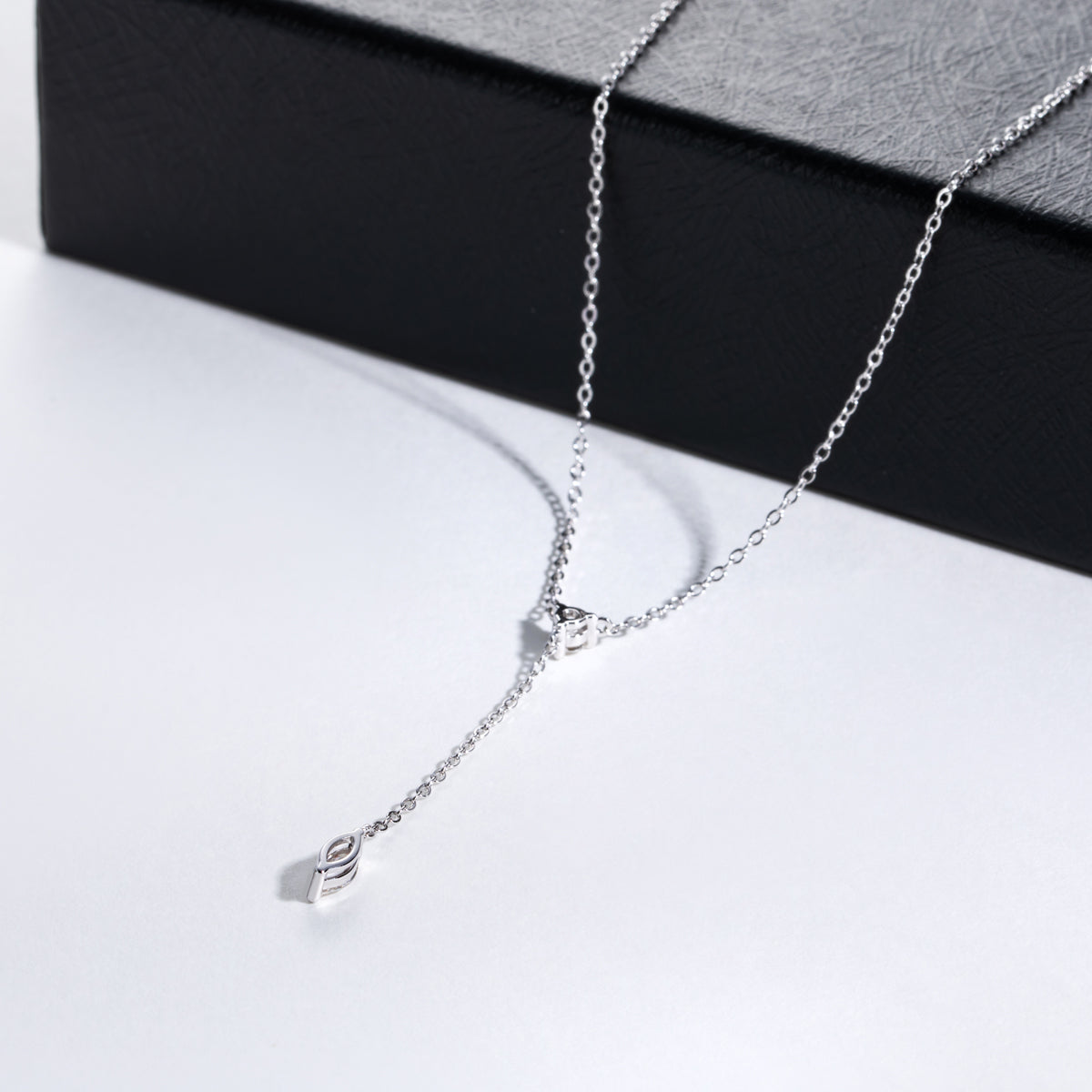 Dainty Moissanite Clavicle Necklace | S925 Silver