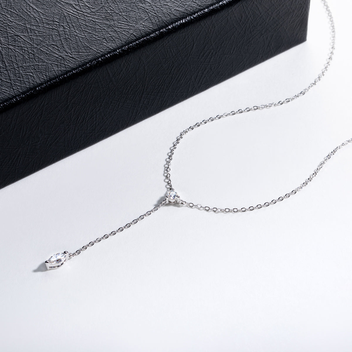 Dainty Moissanite Clavicle Necklace | S925 Silver
