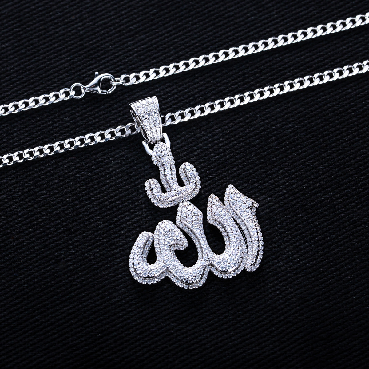 S925 Silver Moissanite Full Paved Hip Hop Pendant