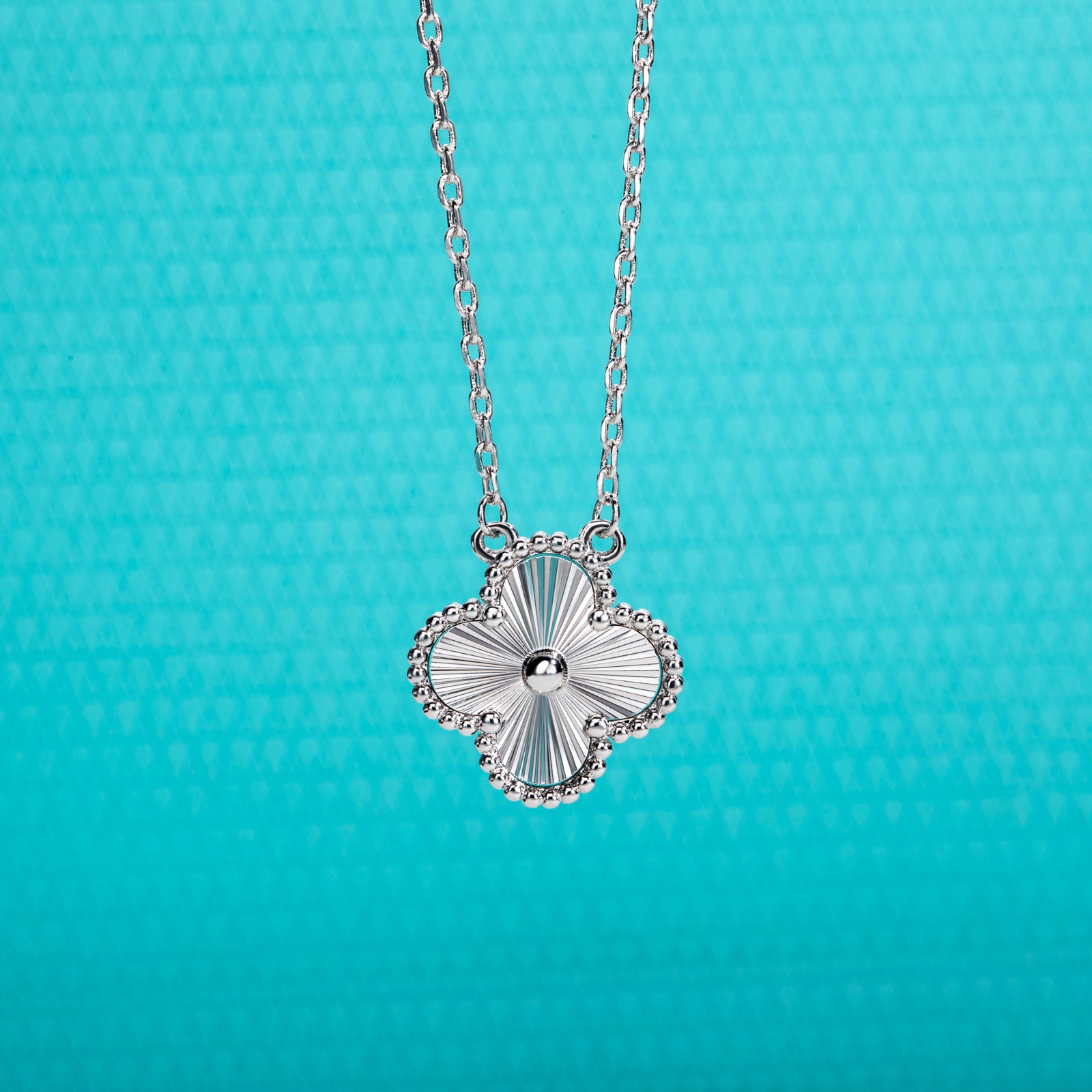 Laser Clover Lucky Necklace