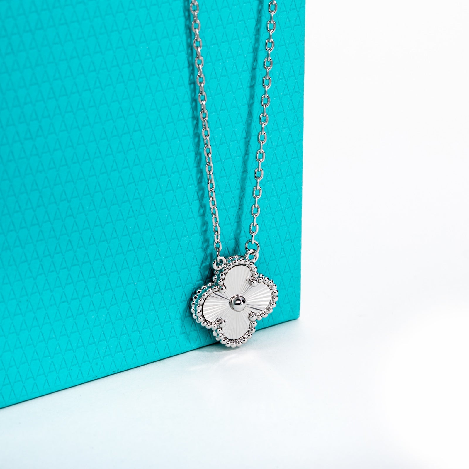 Laser Clover Lucky Necklace