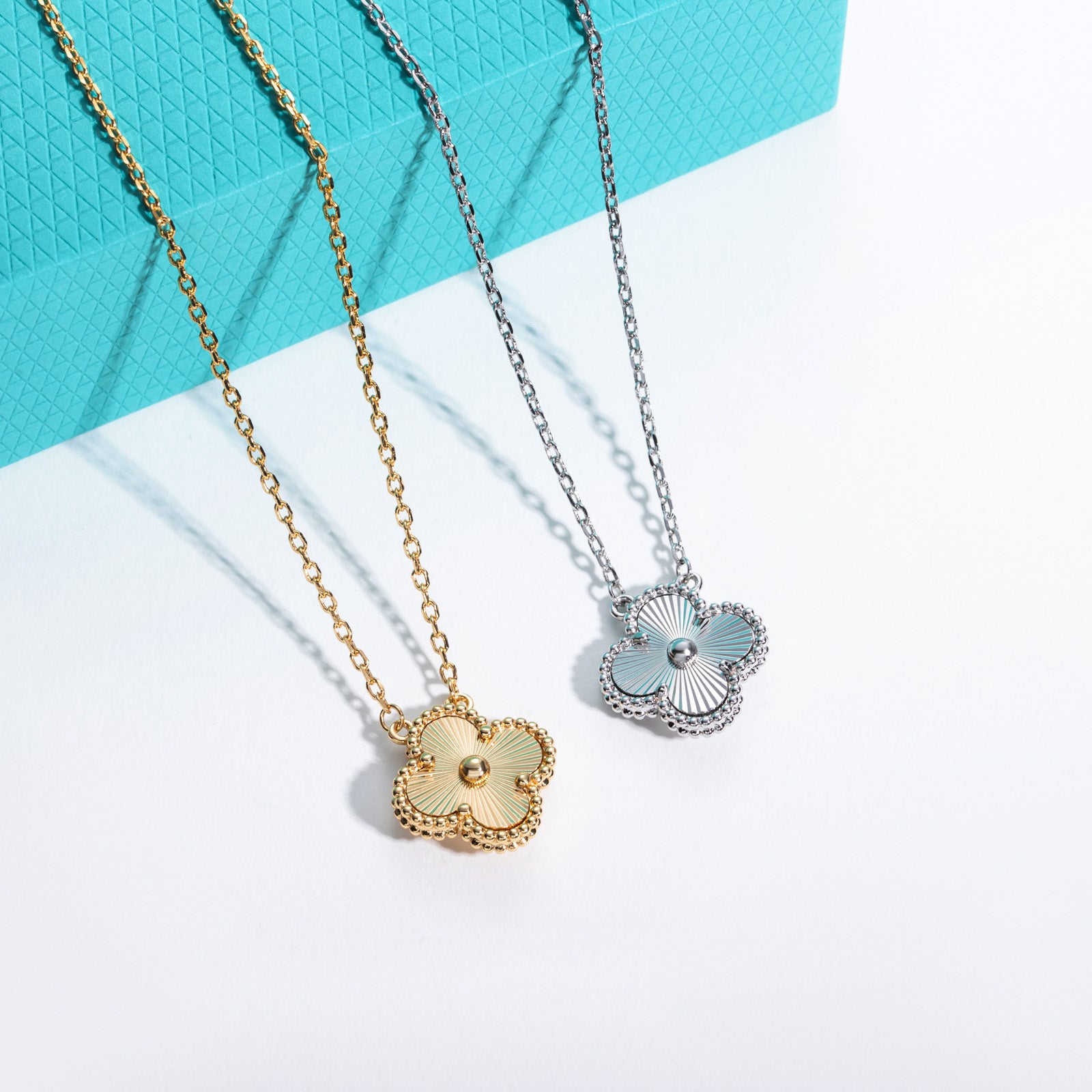 Laser Clover Lucky Necklace