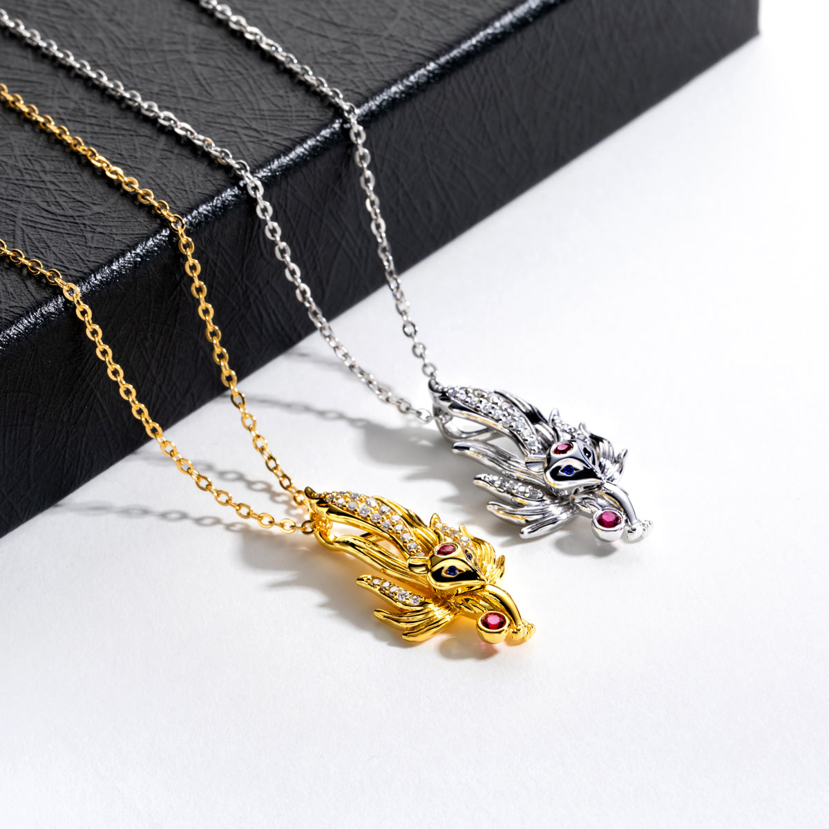 Nine-Tailed Fox Pendant Necklace