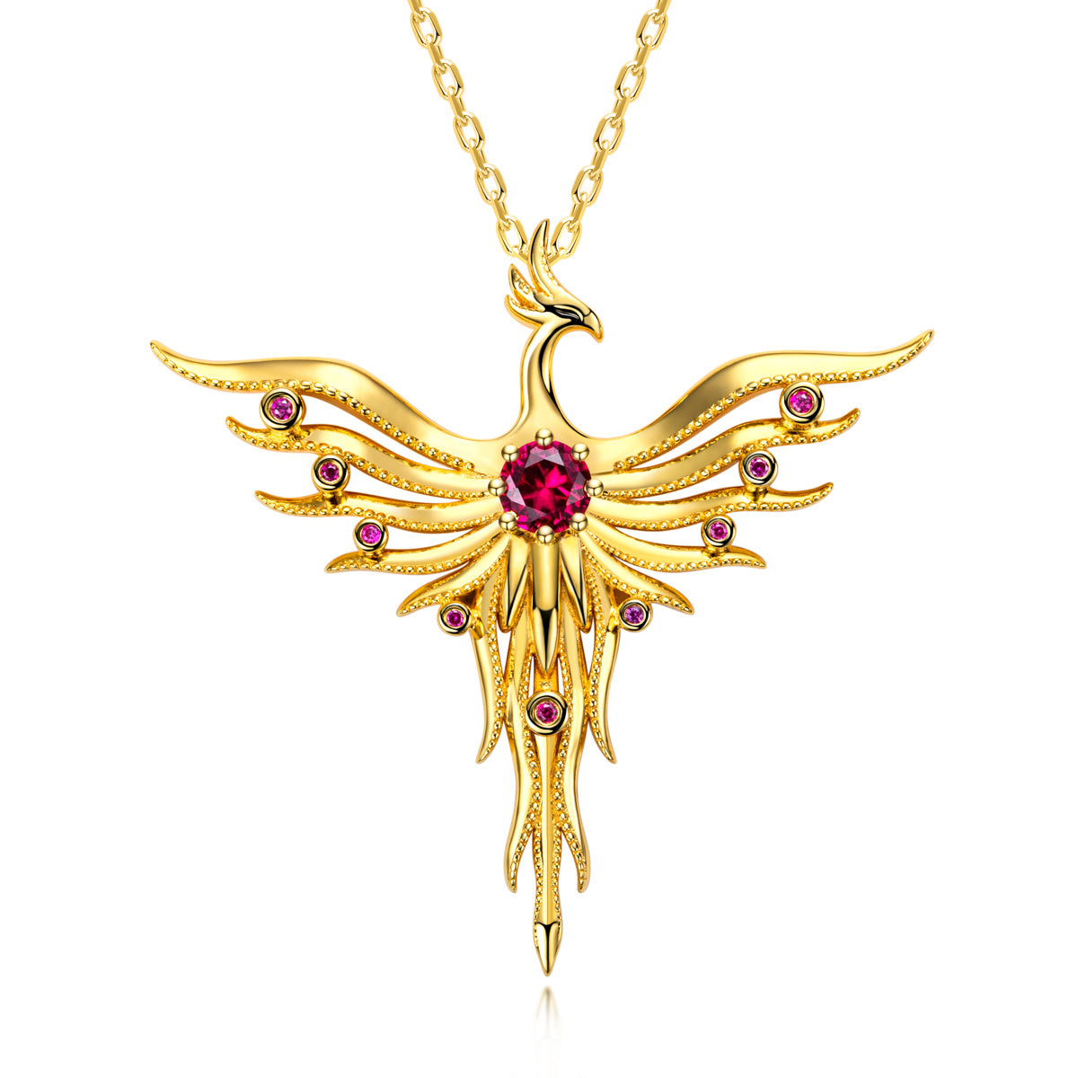 Phoenix Pendant in S925 Sterling Silver