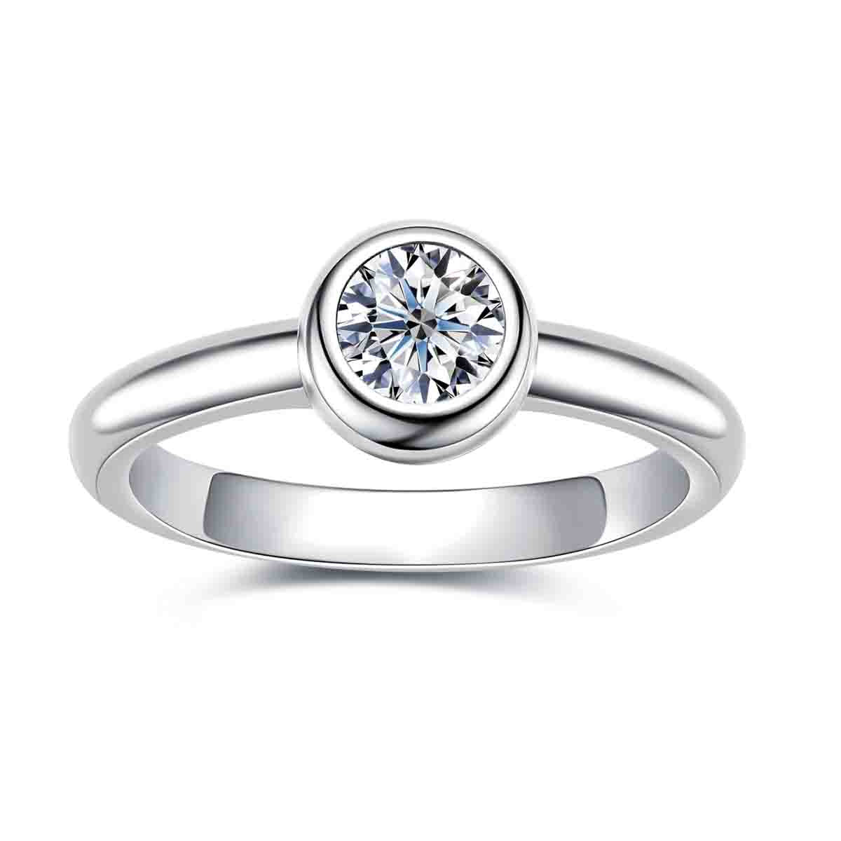 0.5CT 5mm Moissanite Ring | Best Seller Traffic Item