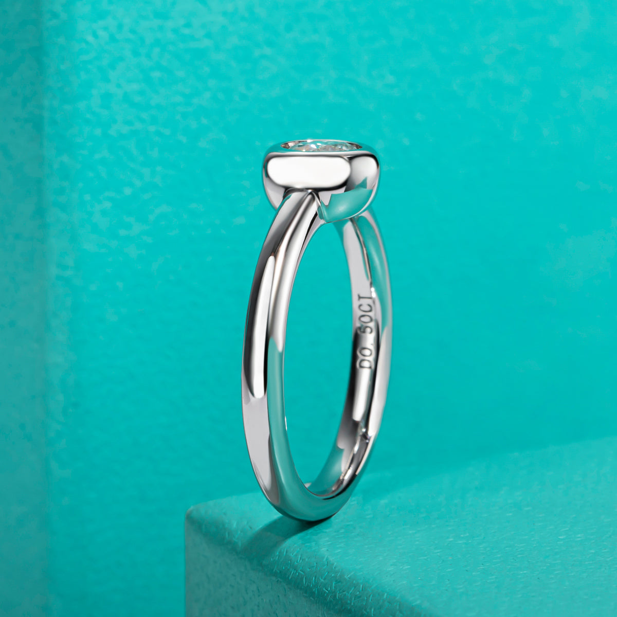 0.5CT 5mm Moissanite Ring | Best Seller Traffic Item