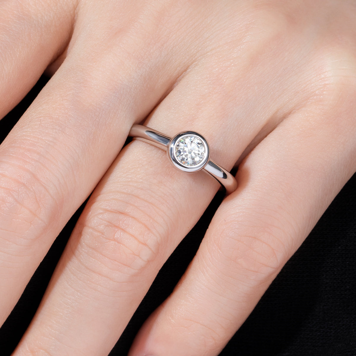 0.5CT 5mm Moissanite Ring | Best Seller Traffic Item