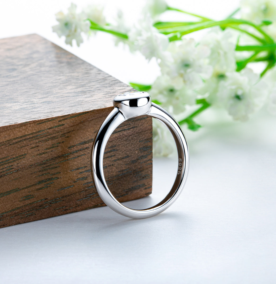 0.5CT 5mm Moissanite Ring | Best Seller Traffic Item