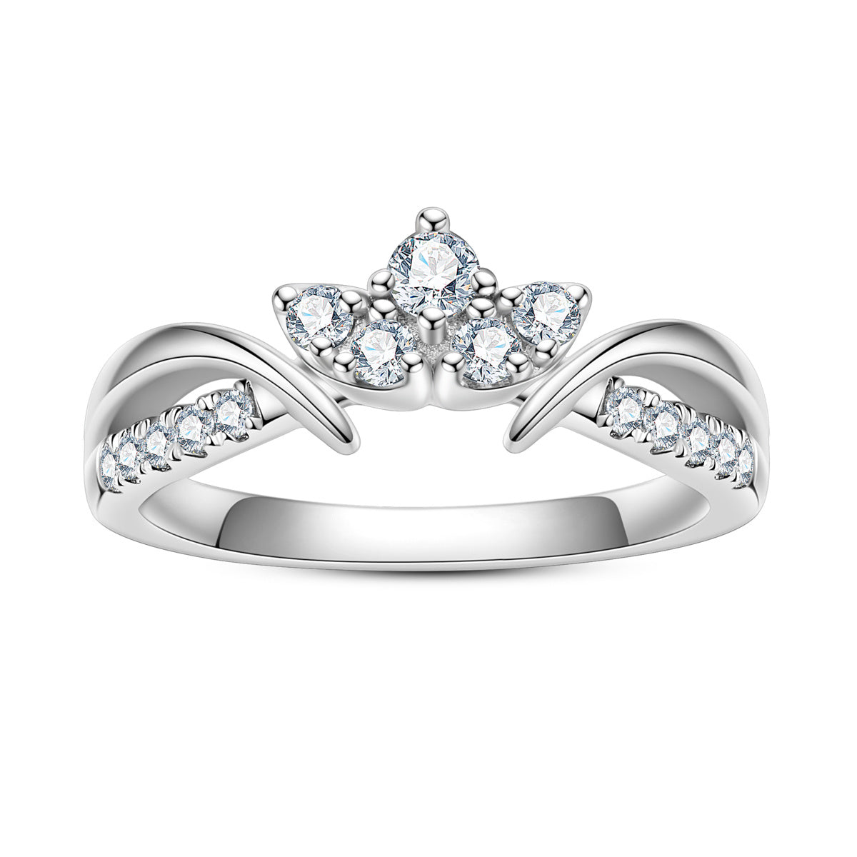 2.5mm Moissanite Stack Ring Set | Matching Combo Bands