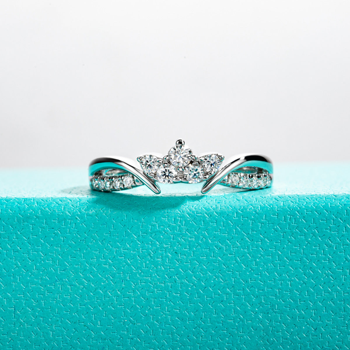 2.5mm Moissanite Stack Ring Set | Matching Combo Bands