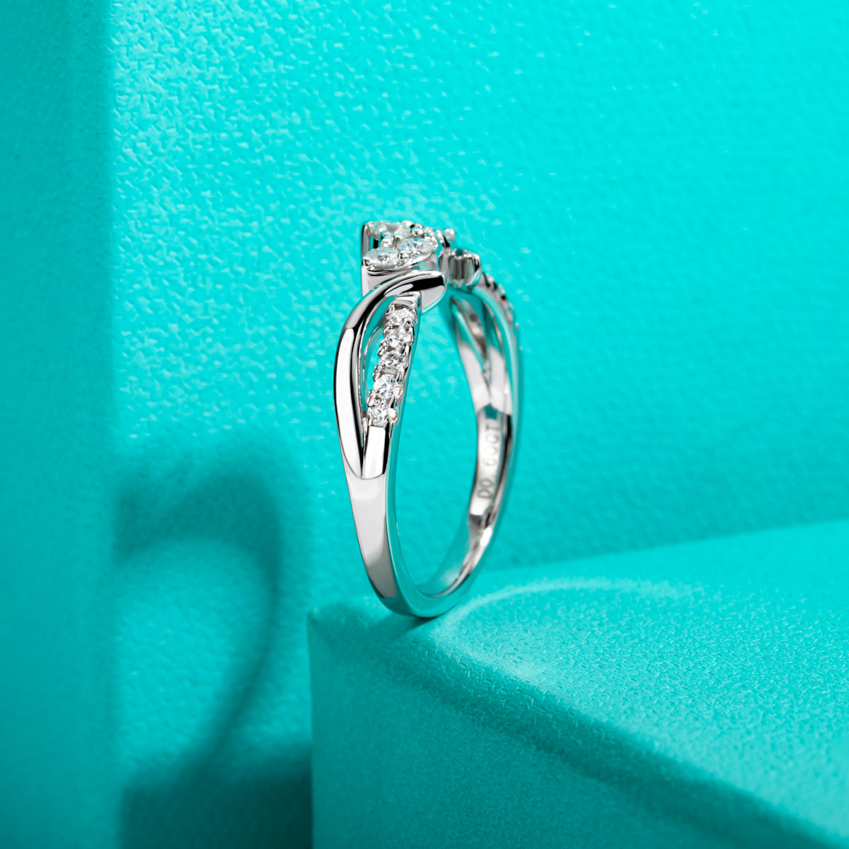 2.5mm Moissanite Stack Ring Set | Matching Combo Bands