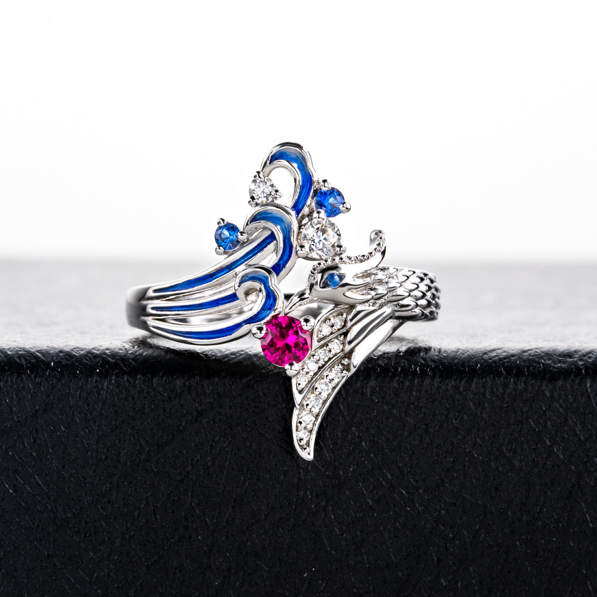 S925 Silver Jingwei Reclamation Retro Personality Ring