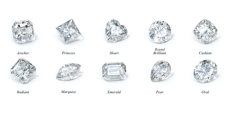 Moissanite Diamond Shapes