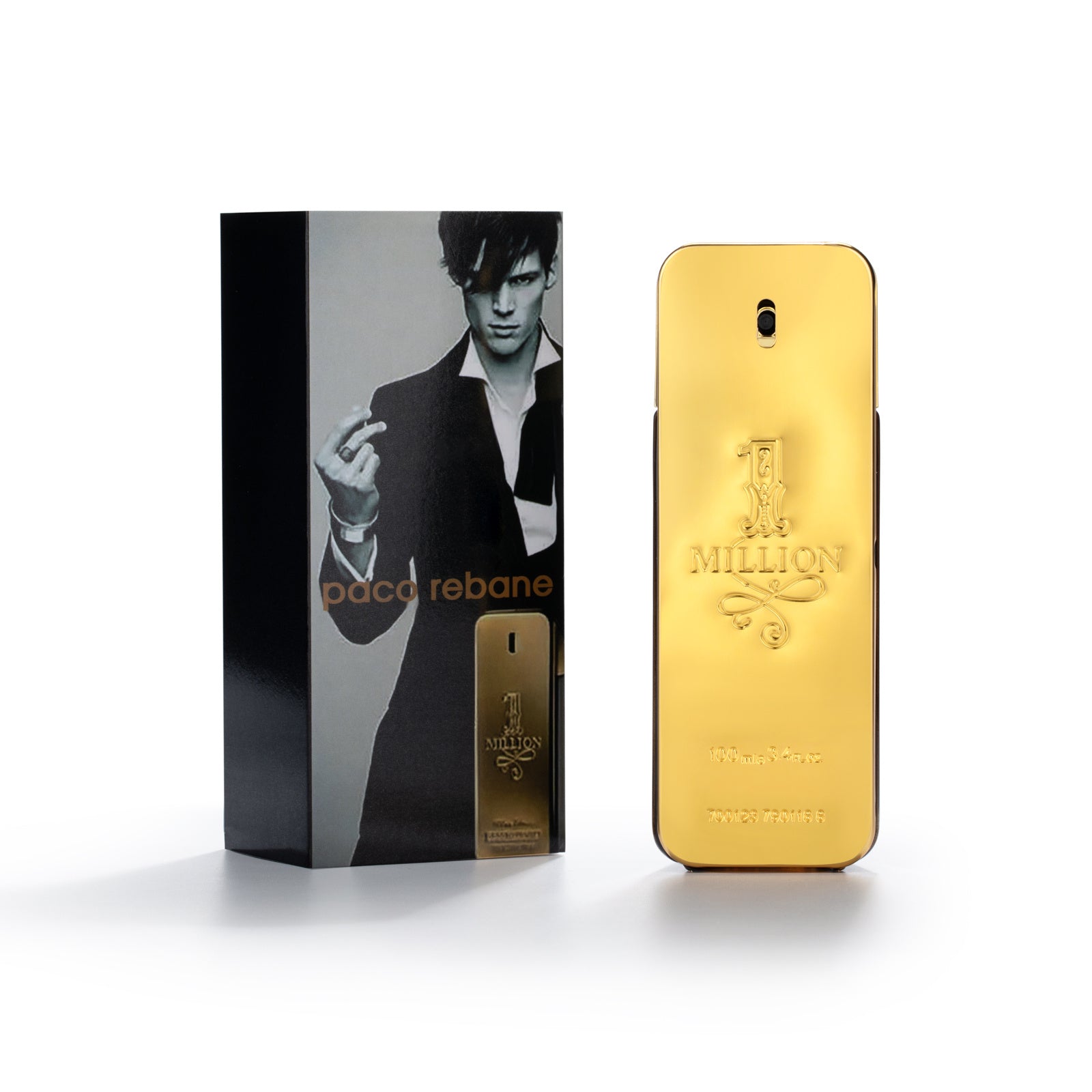 Million Gold Men's Cologne, Strong Spicy Masculine Fragrance, 100ml