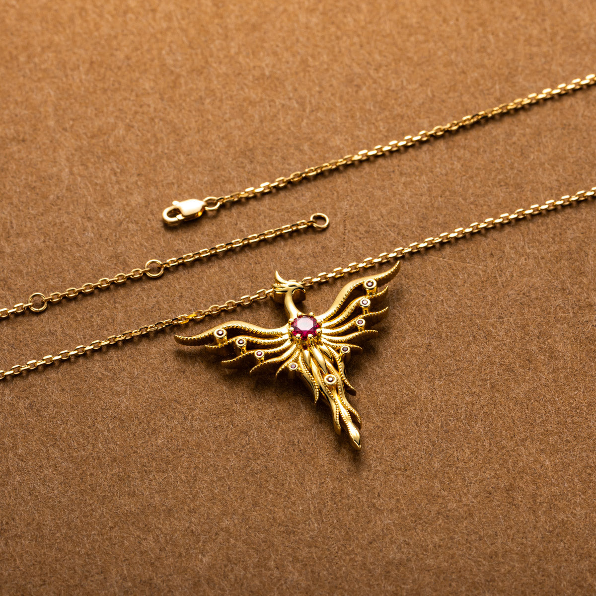 Phoenix Pendant in S925 Sterling Silver