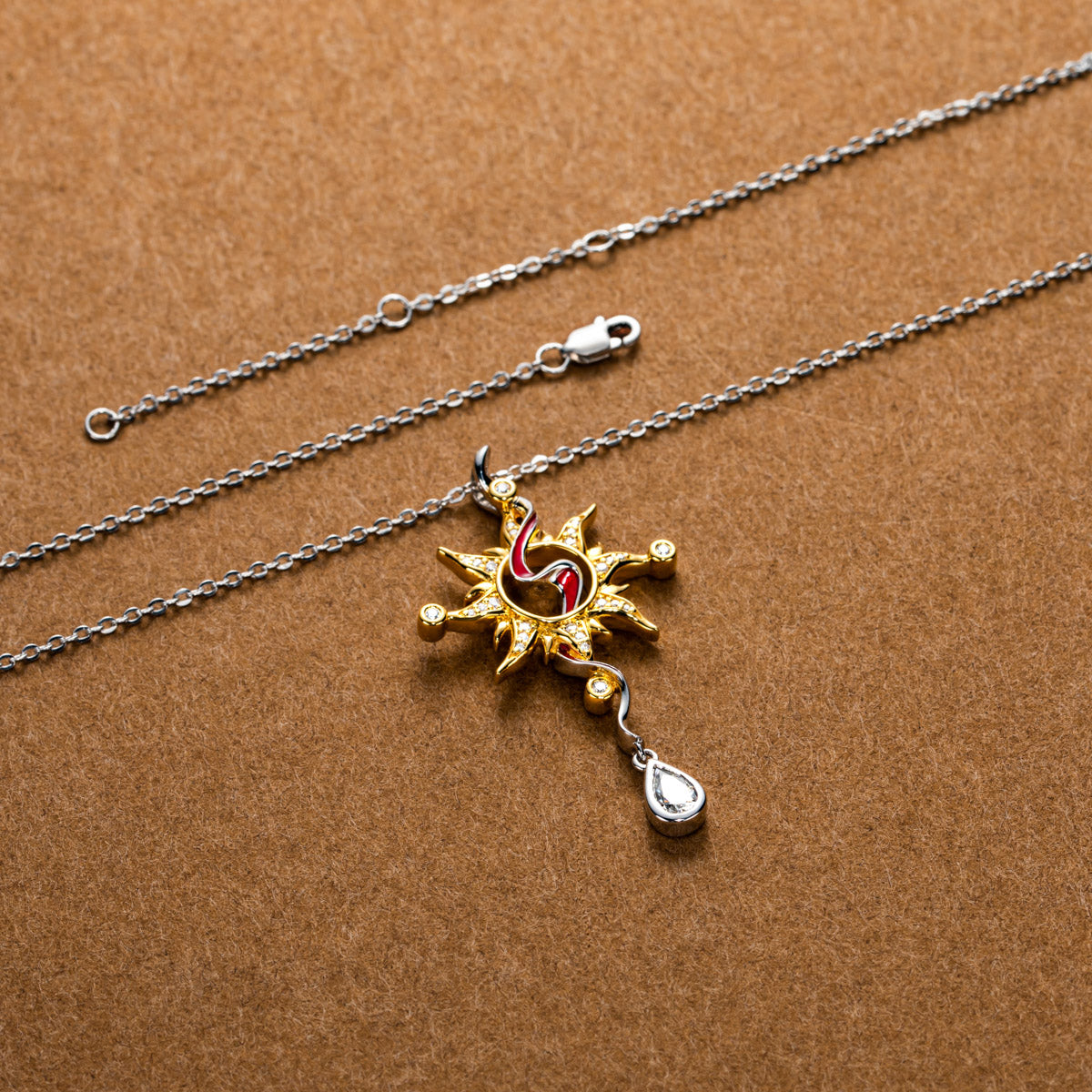 S925 Silver Ba the Drought Goddess Pendant