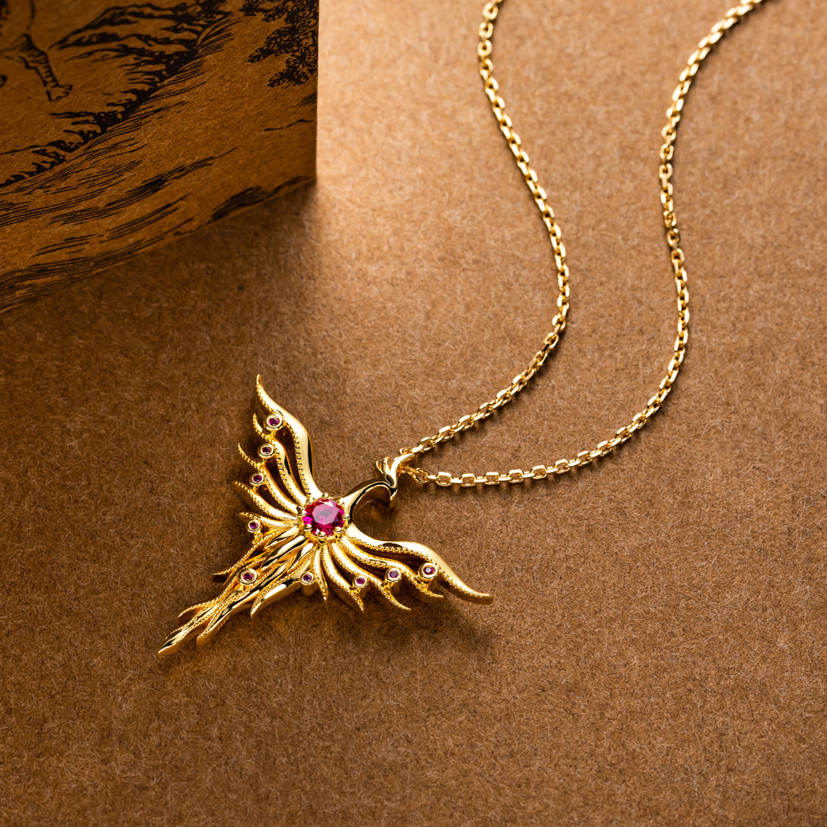 Phoenix Pendant in S925 Sterling Silver