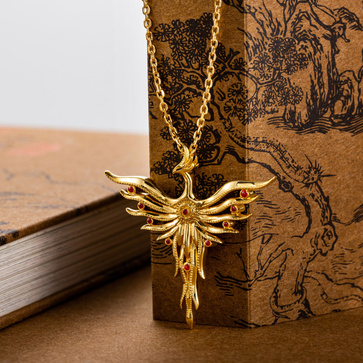 Phoenix Pendant in S925 Sterling Silver