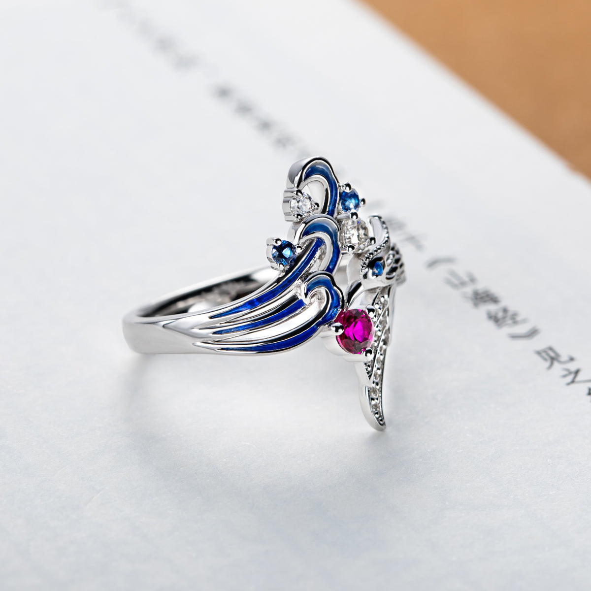 S925 Silver Jingwei Reclamation Retro Personality Ring