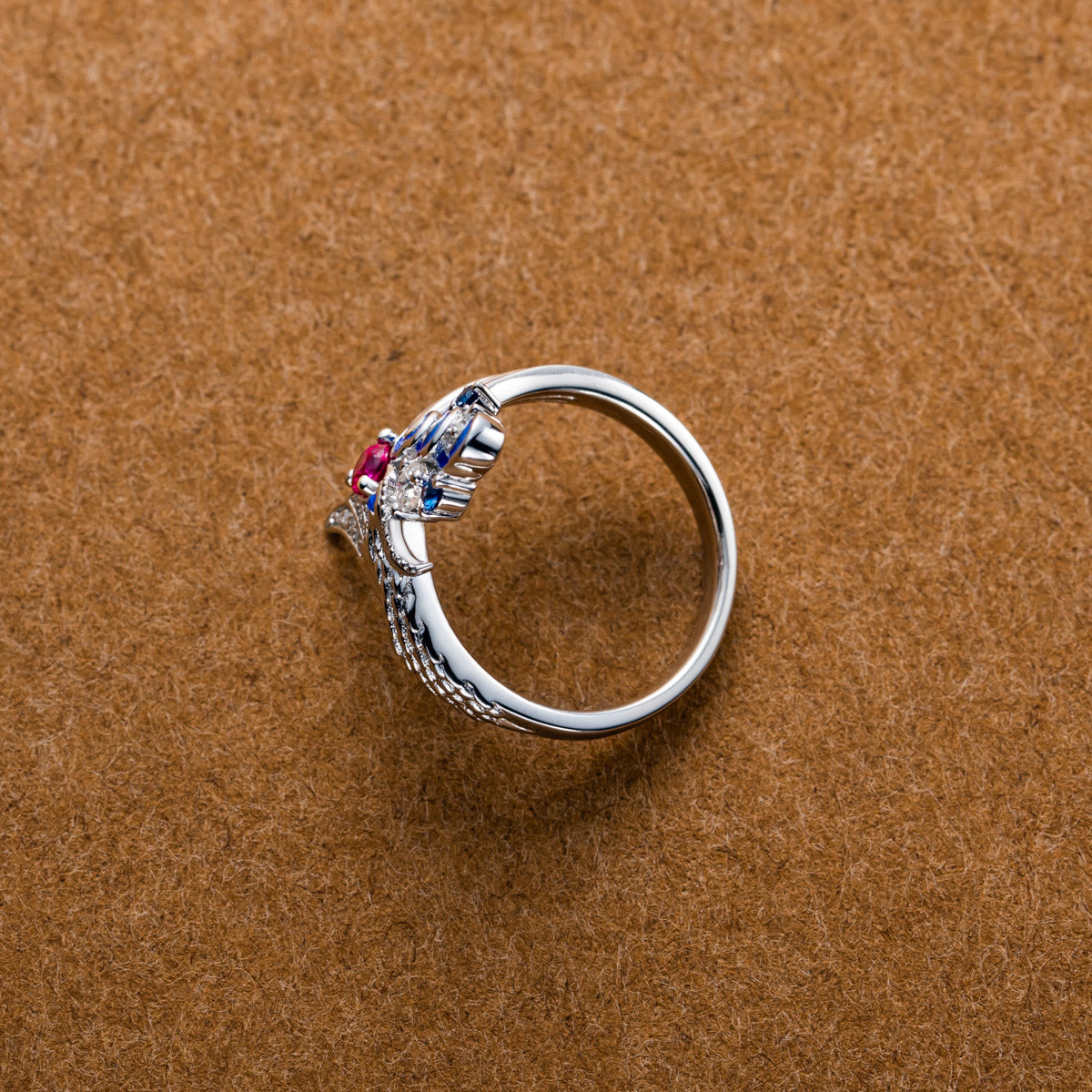 S925 Silver Jingwei Reclamation Retro Personality Ring