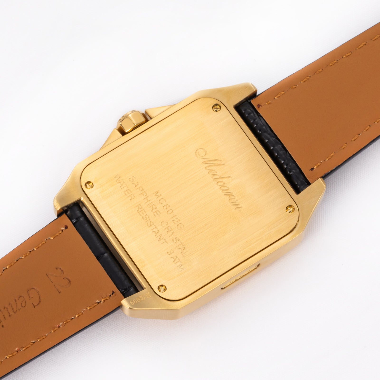 Luxury Men's Watches 36mm 24K Gold Quartz Watch Waterproof Premium Leather Strap Calendar Chronograph Men Wristwatch Gifts