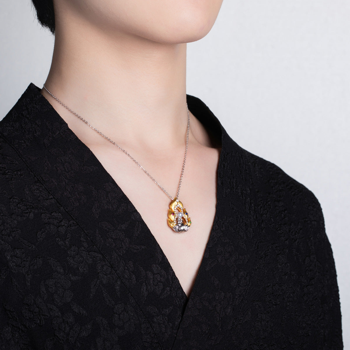S925 Silver Cultivation Immortal Pendant Necklace