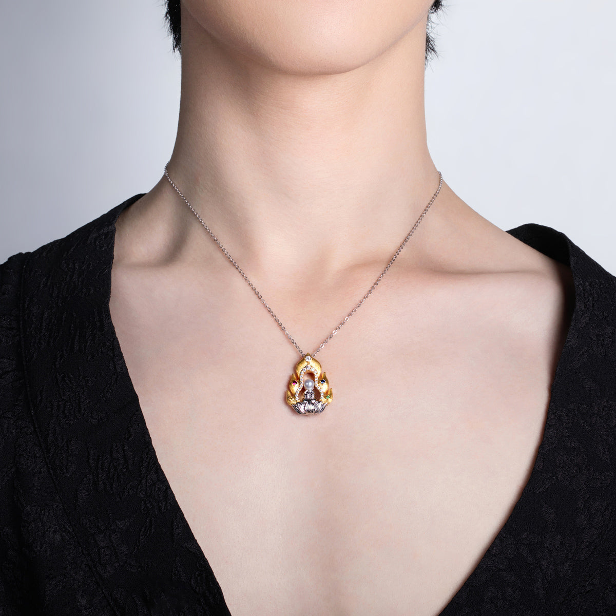 S925 Silver Cultivation Immortal Pendant Necklace