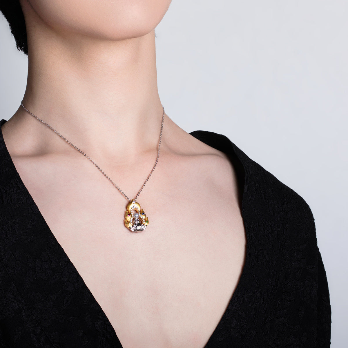 S925 Silver Cultivation Immortal Pendant Necklace