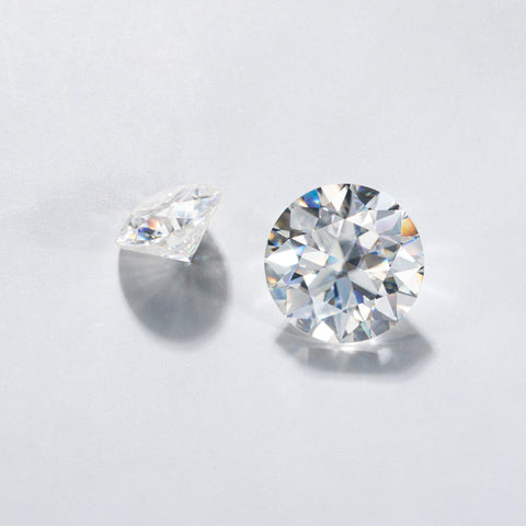 AnuClub 1ct/2ct/3ct/5ct/6ct/7ct/8ct/9ct Round Cut Loose Moissanite D Color VVS1 GRA Certificate