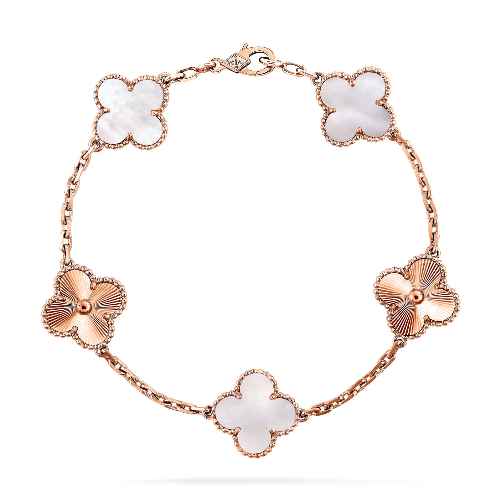 Four-Leaf Clover 5 Motifs Bracelet