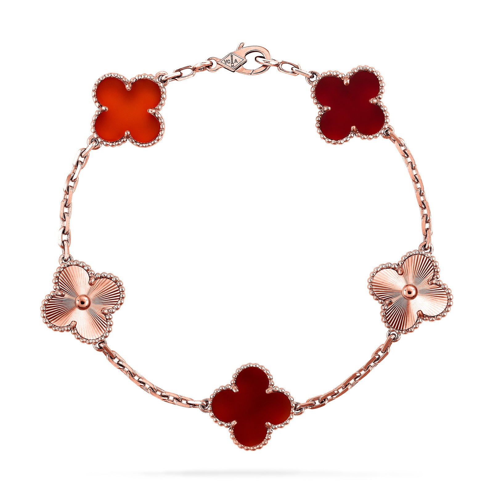 Four-Leaf Clover 5 Motifs Bracelet