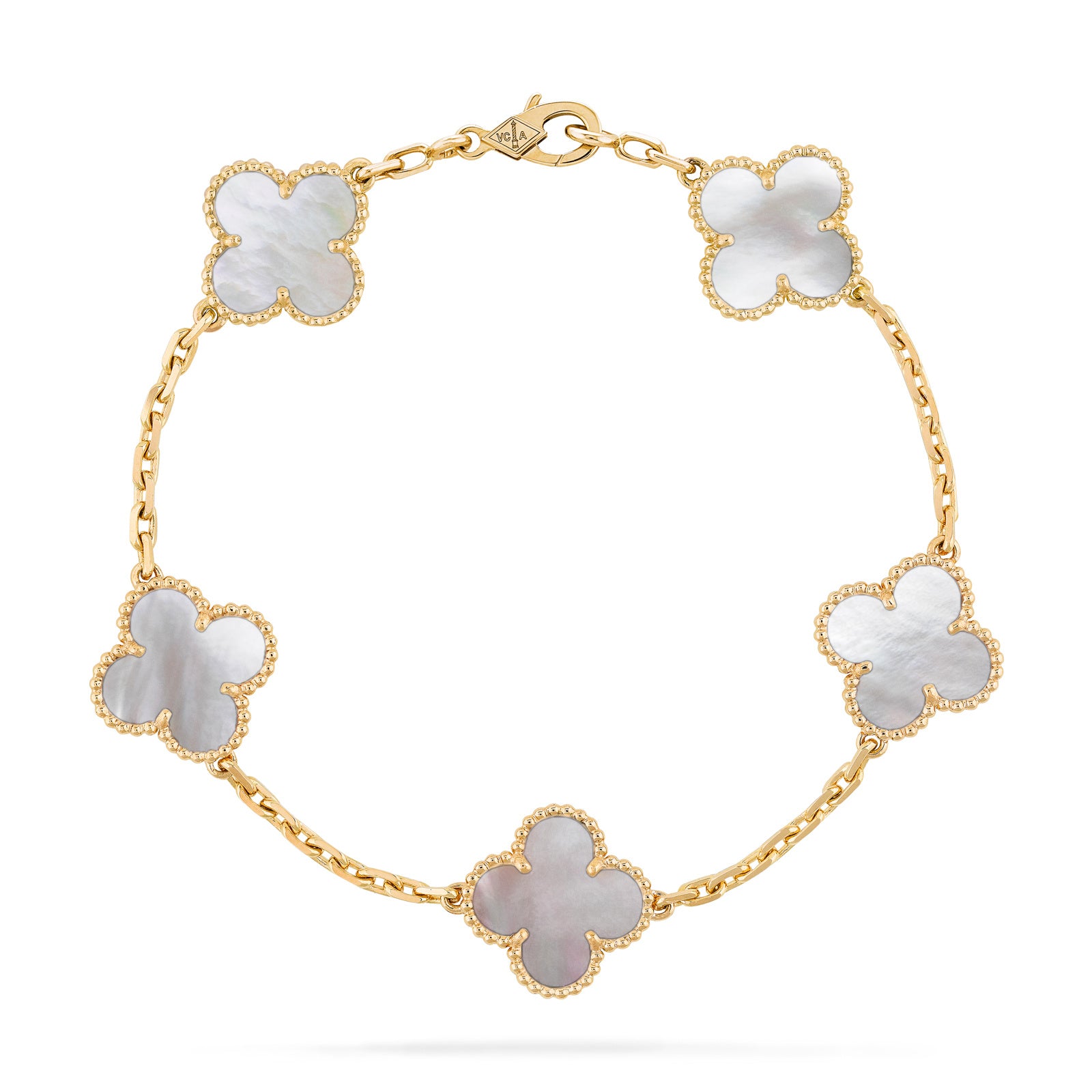 Four-Leaf Clover 5 Motifs Bracelet