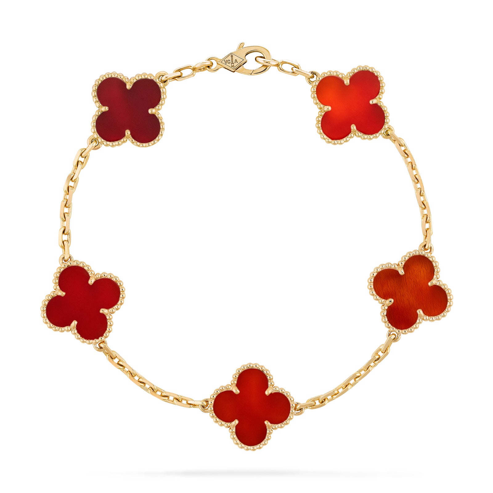 Four-Leaf Clover 5 Motifs Bracelet