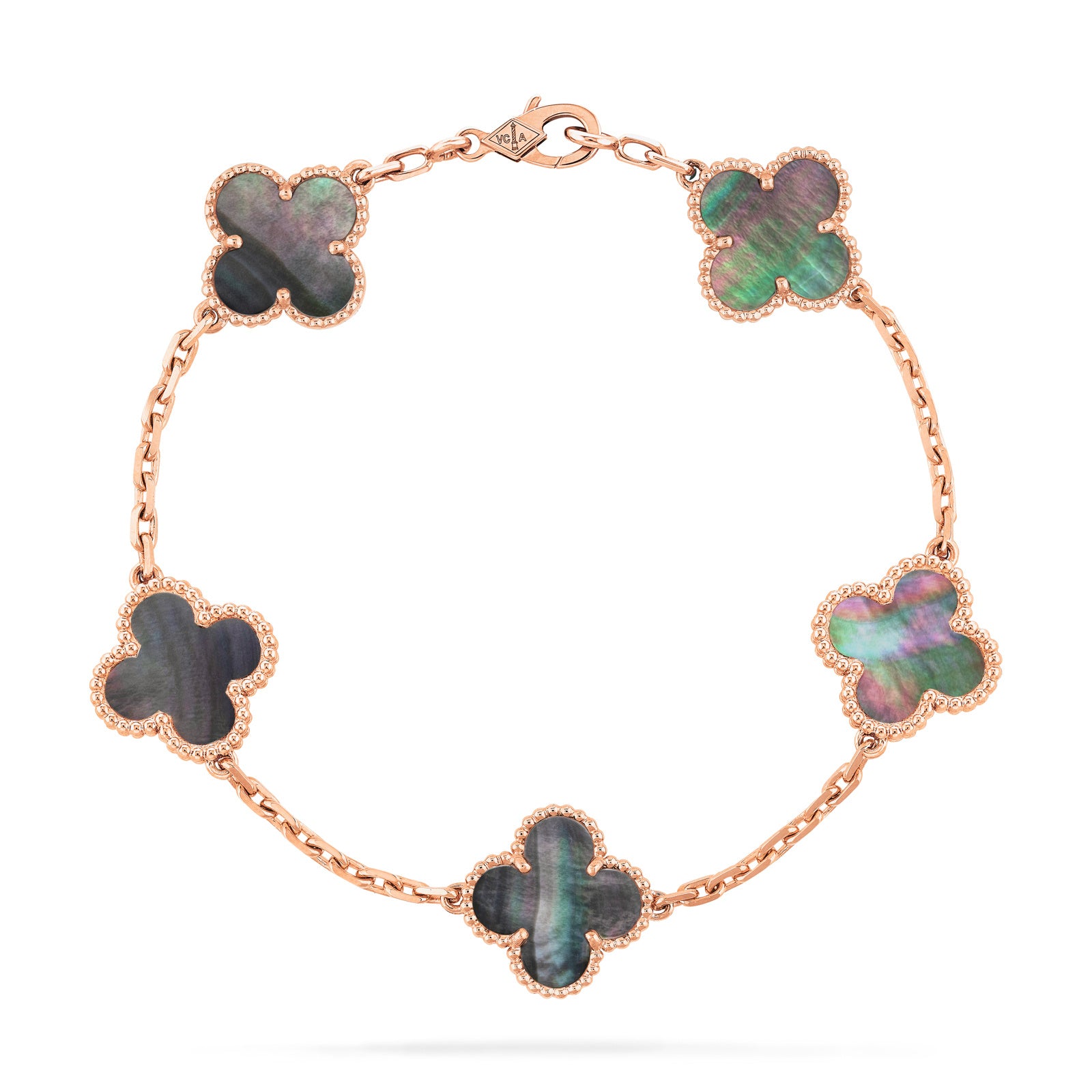 Four-Leaf Clover 5 Motifs Bracelet