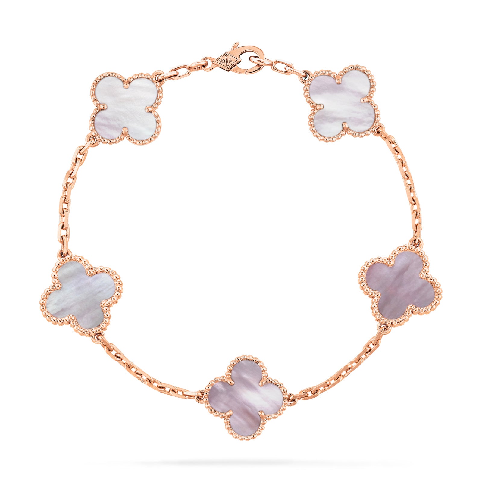 Four-Leaf Clover 5 Motifs Bracelet