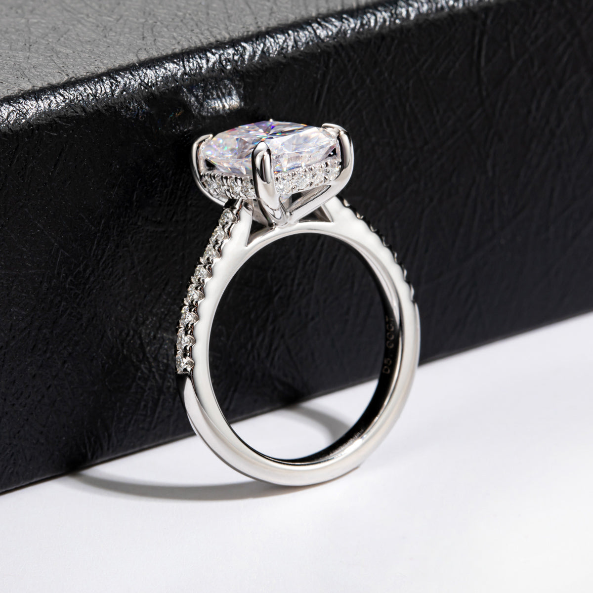 5.0 CT Moissanite Luxury‑Style Ring in S925 Sterling Silver